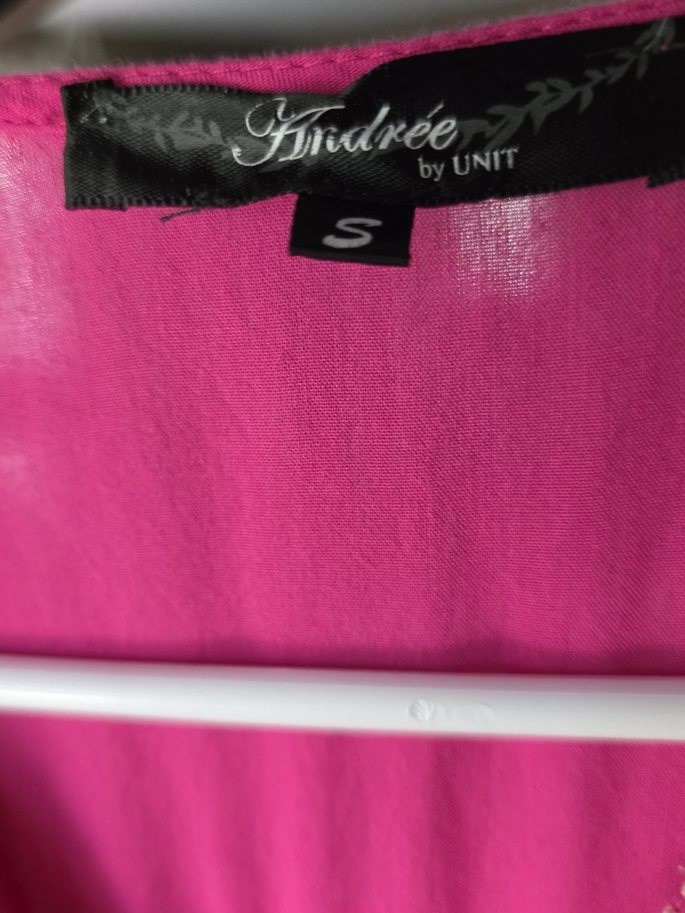 ANDREE BY UNIT Hot Pink Embroidered Boho Tunic - Picture 2 of 5